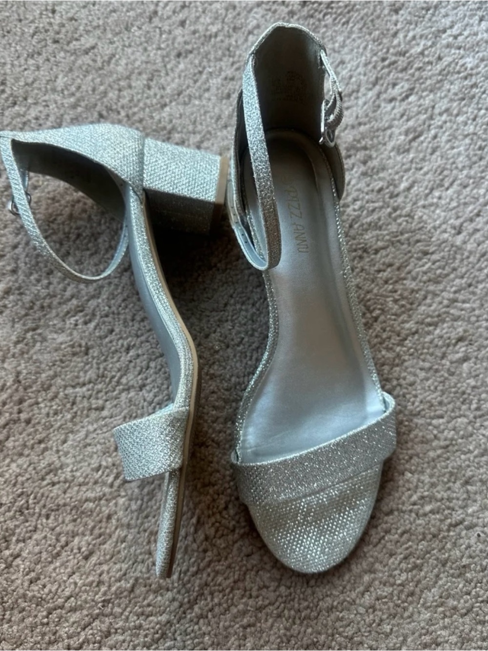 Pizz Annu Bristol Sandals in Silver 8.5 New - Picture 5 of 7